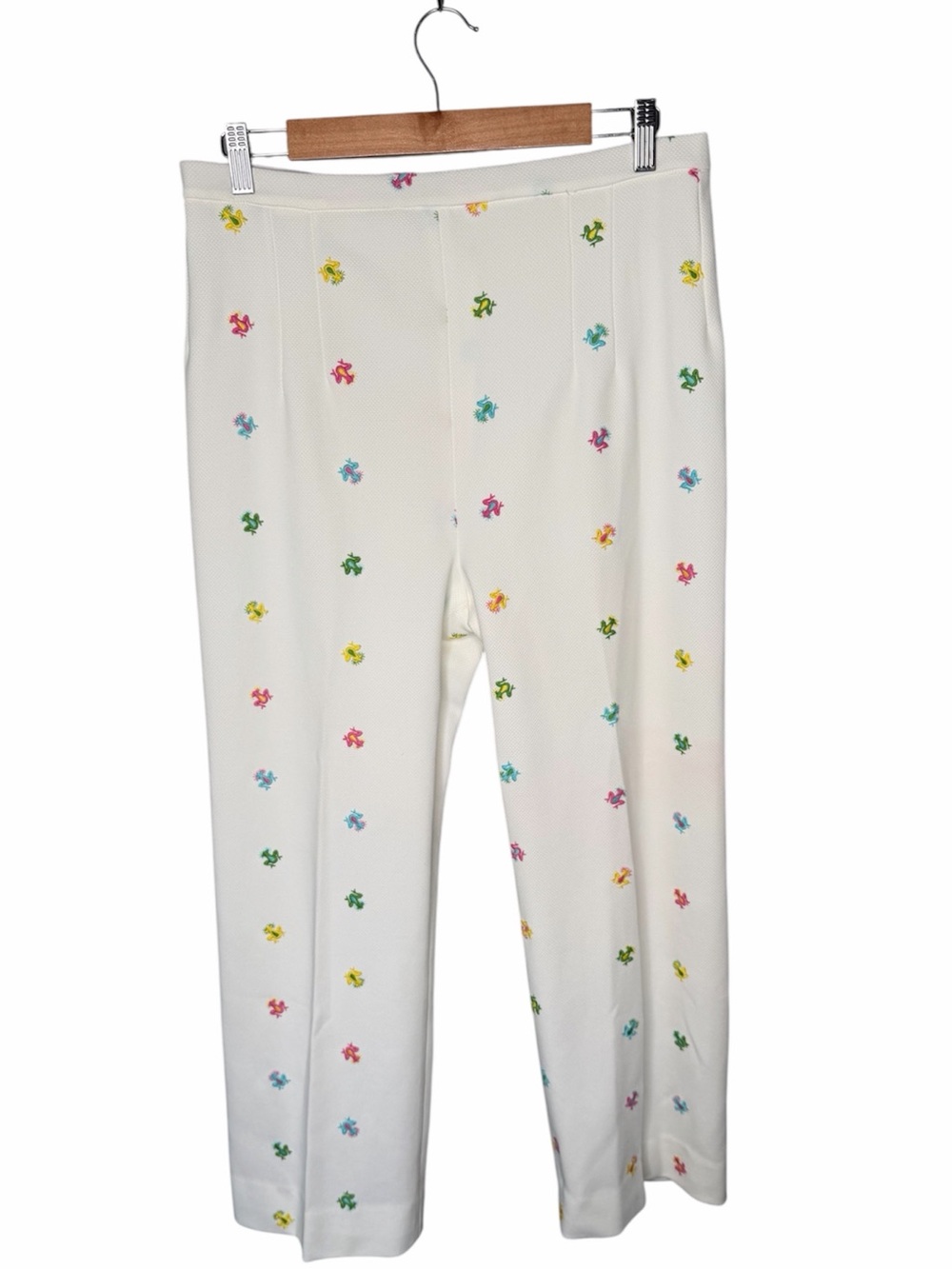 J. B. Horgan California Vintage 80s Rainbow Psychedelic Frog Novelty Pants - Picture 2 of 11